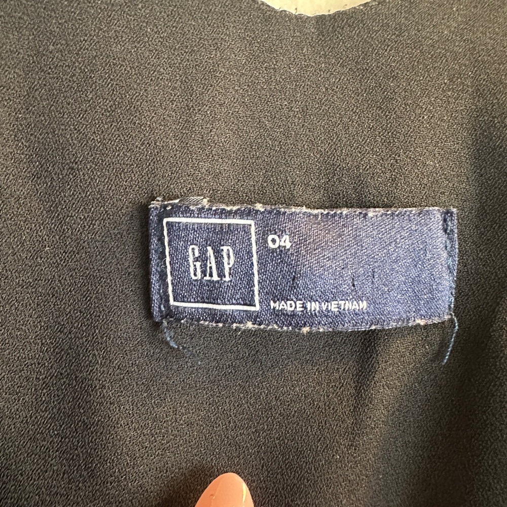 GAP Black Asymmetrical Dress - Picture 4 of 5